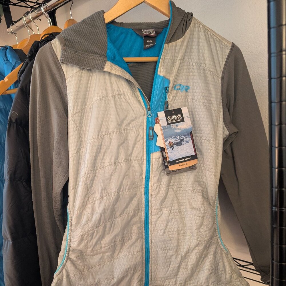 NWT Outdoor Research Deviator Hoody hybrid fleece